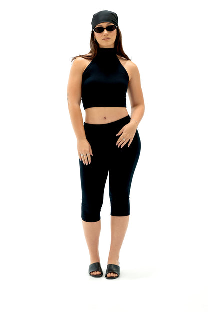 Céline Capris Pants Bamboo Ribbed